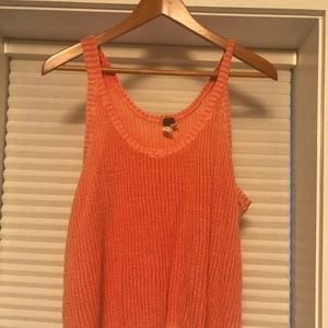 Free people neon knit tank